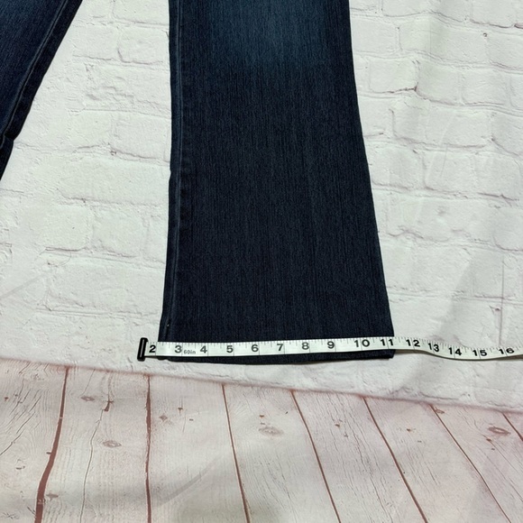 LIZ CLAIBORNE JEANS “AUDRA” bootcut fit women’s dark wash denim pants Sz 12 EUC - Picture 6 of 16